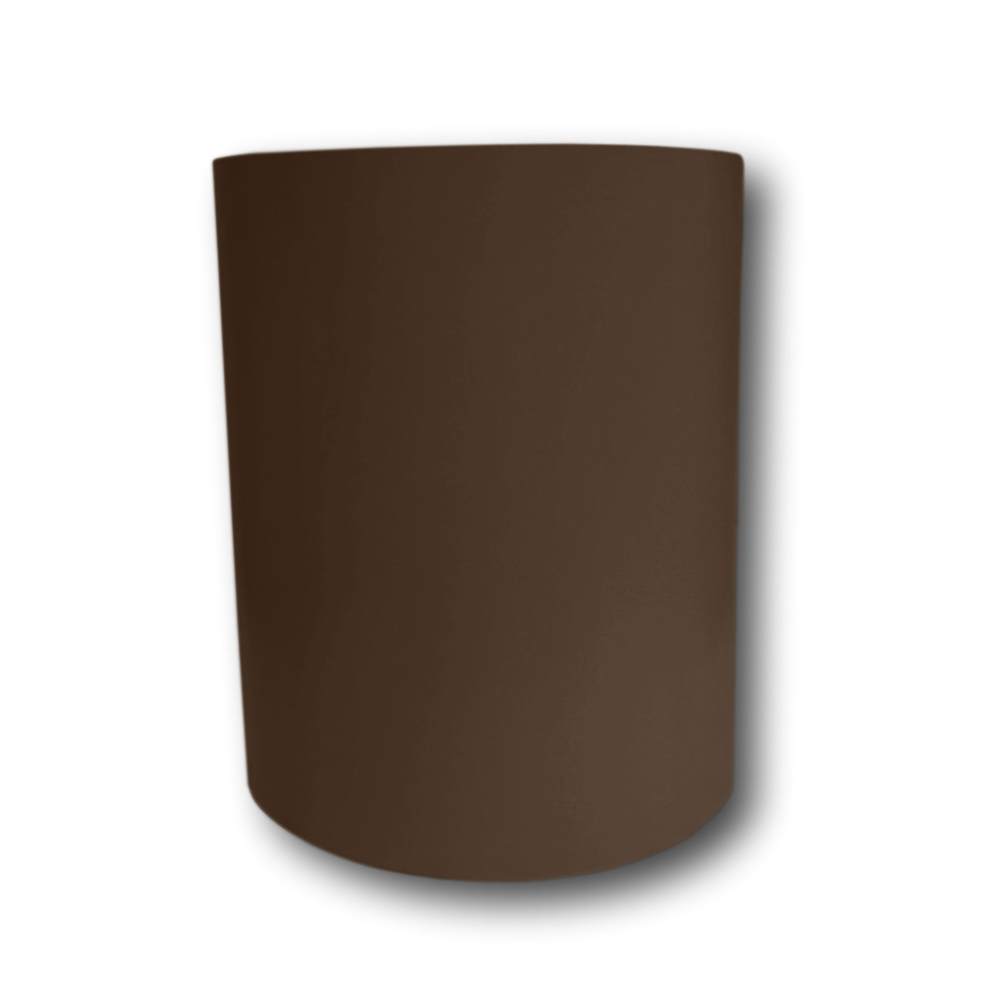 A roll of 22 Gauge Aluminum Flashing that is Royal Brown in color.
