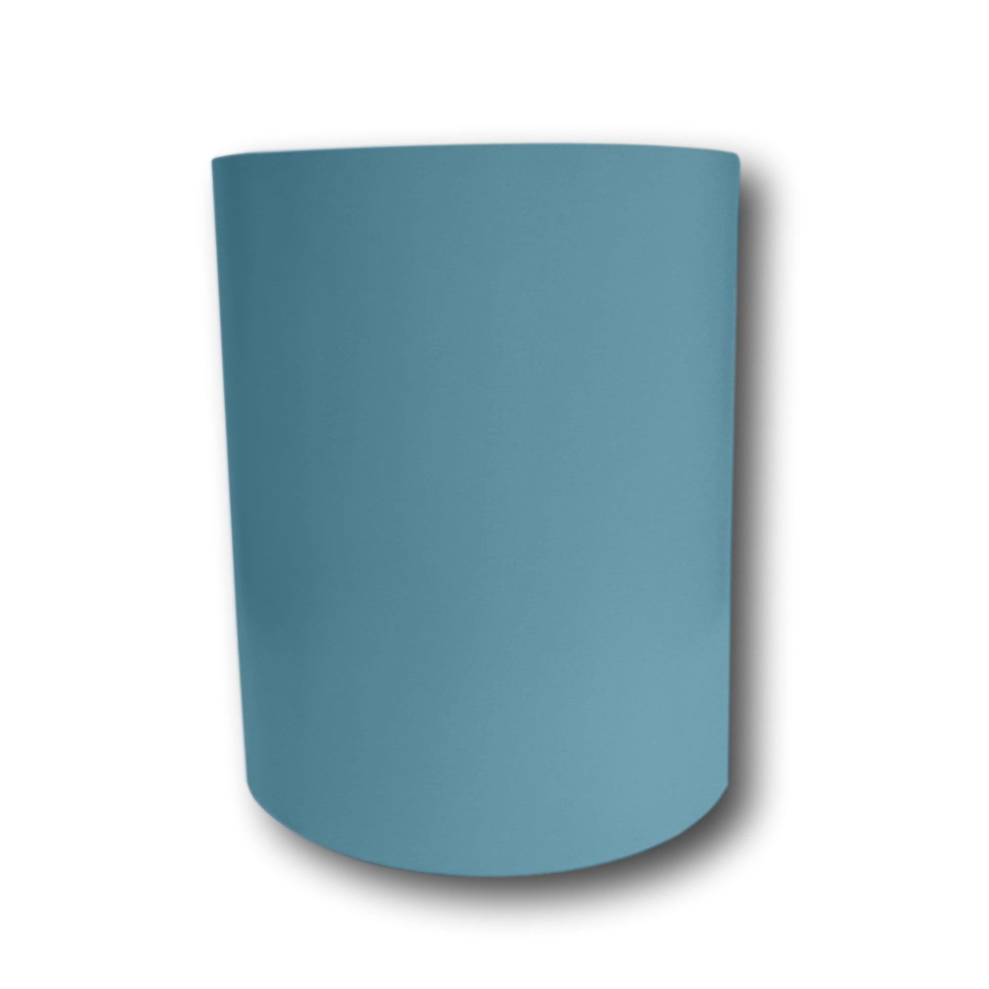 A roll of 22 Gauge Aluminum Flashing that is Traditional Blue in color.