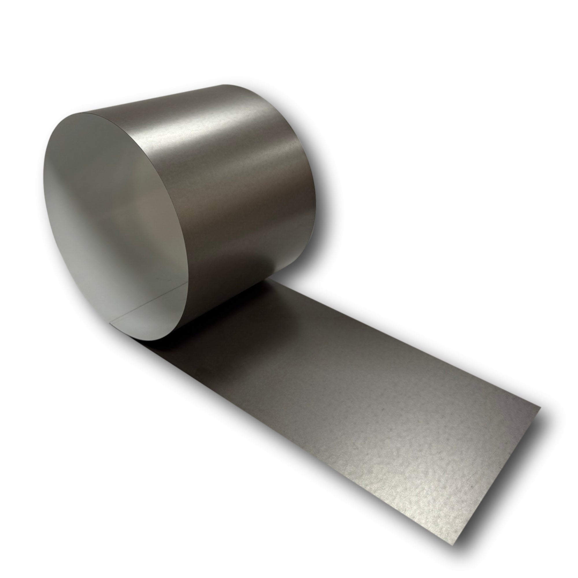 A roll of 24 Gauge Painted Steel Flashing that is Vintage in color.