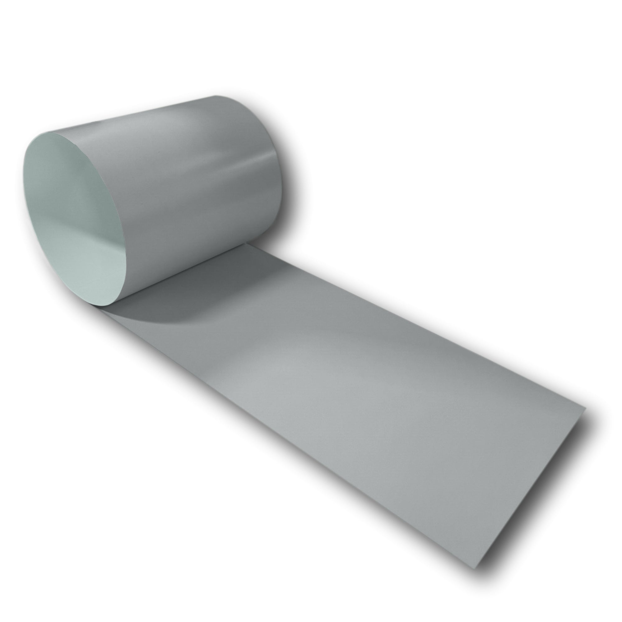 A roll of 24 Gauge Painted Steel Flashing that is Cityscape in color.