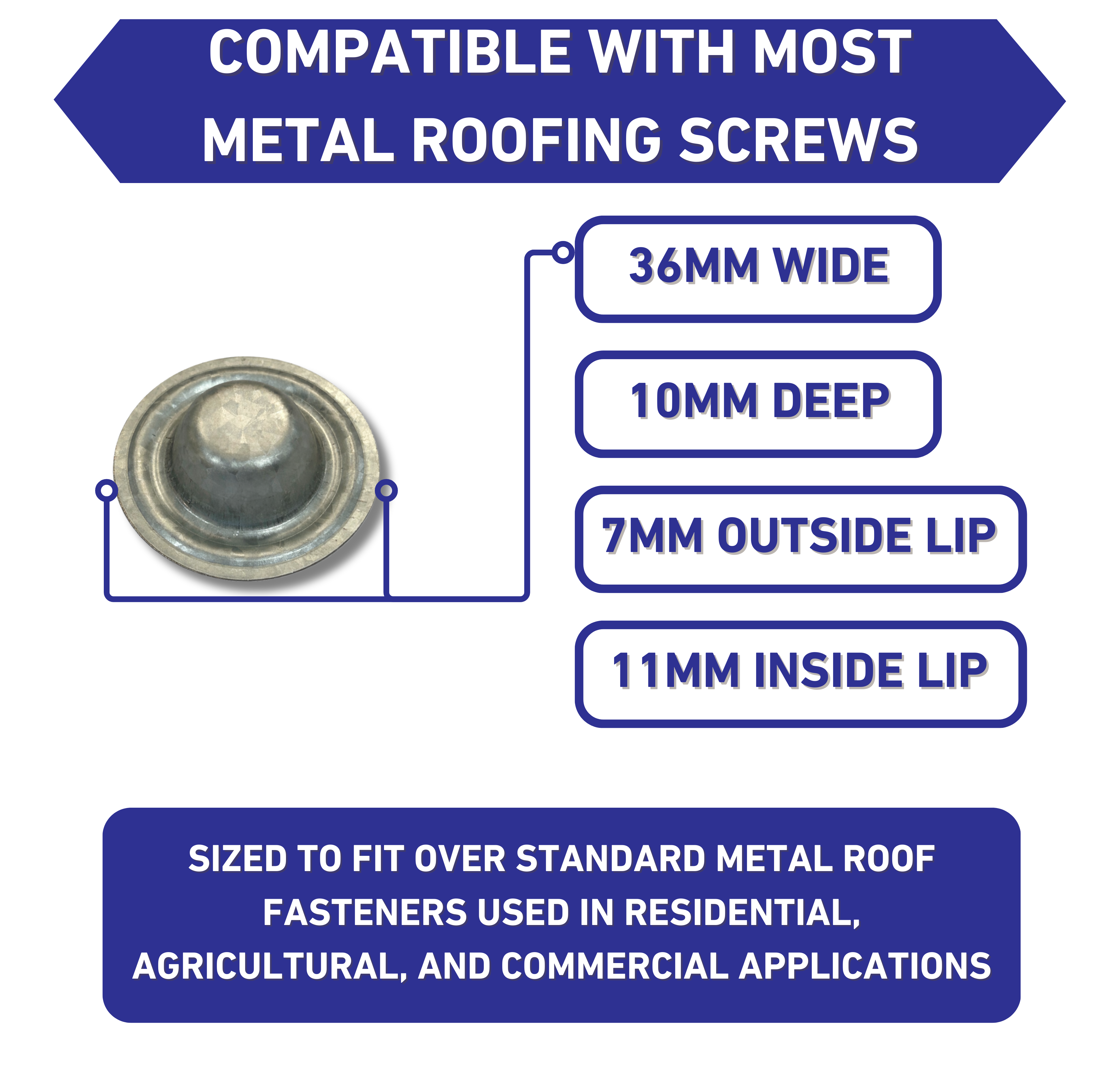 Screw Caps - Seals Over Existing Screws