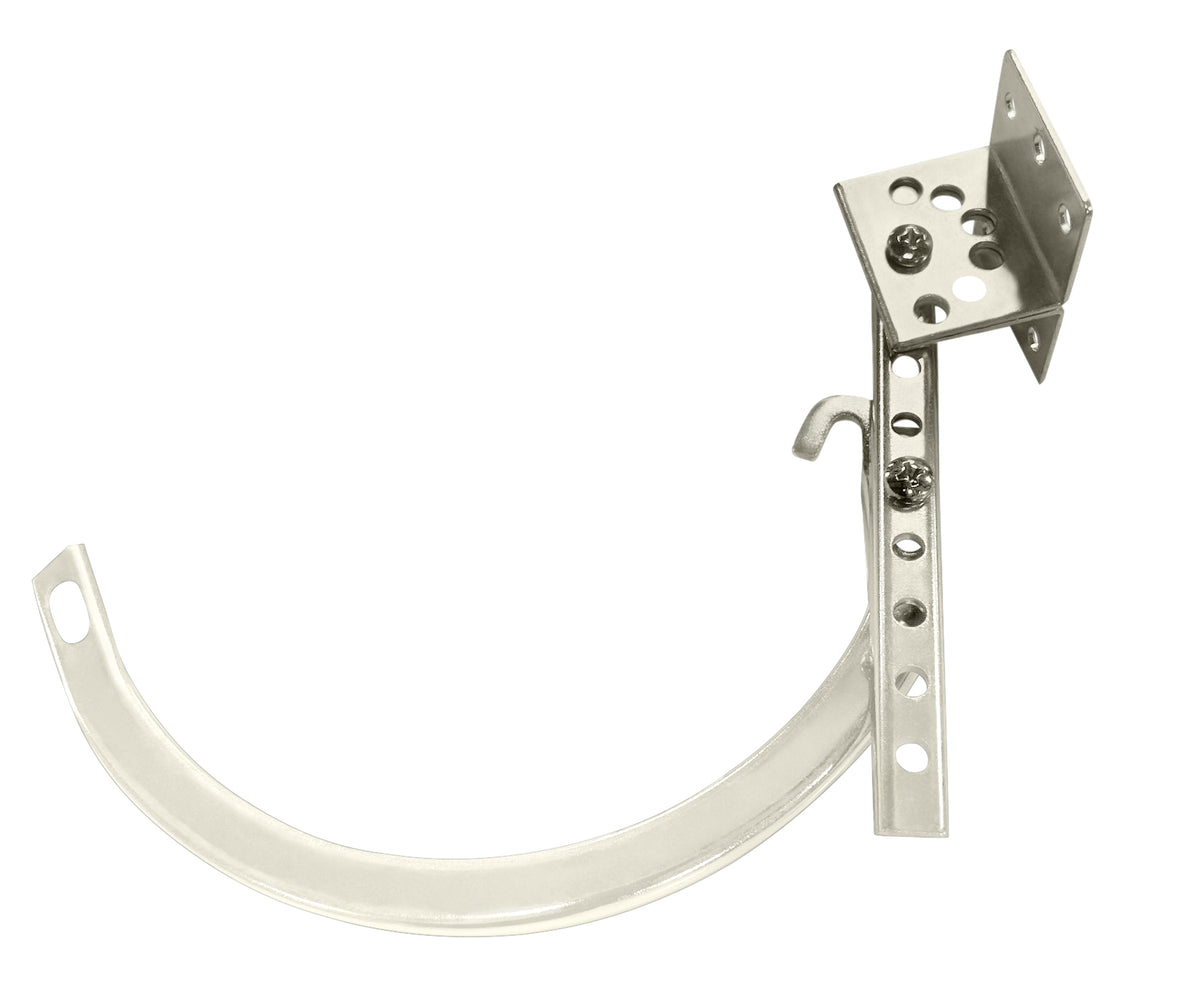 Half-Round Gutter Hanger Brackets - Galvanized Steel