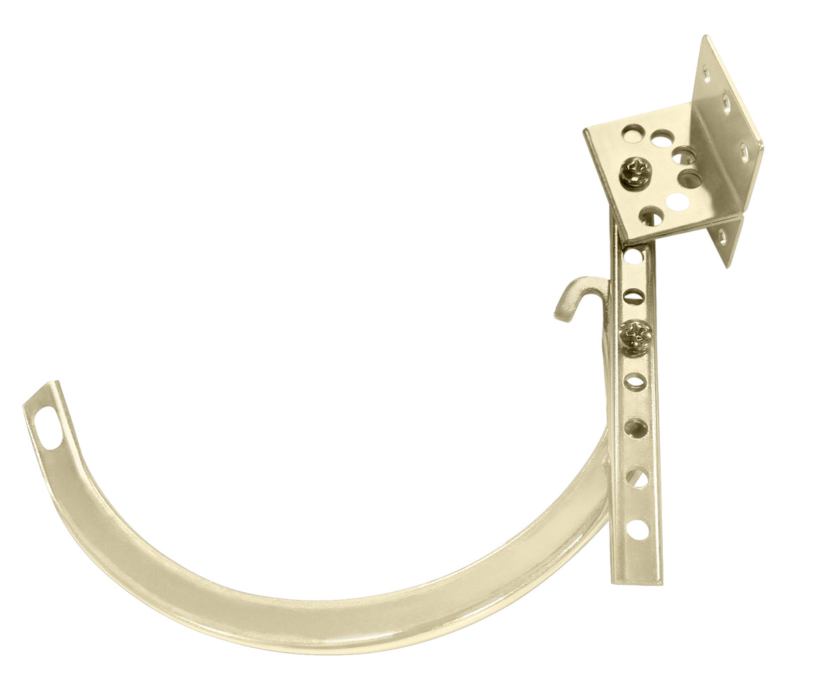 Half-Round Gutter Hanger Brackets - Galvanized Steel