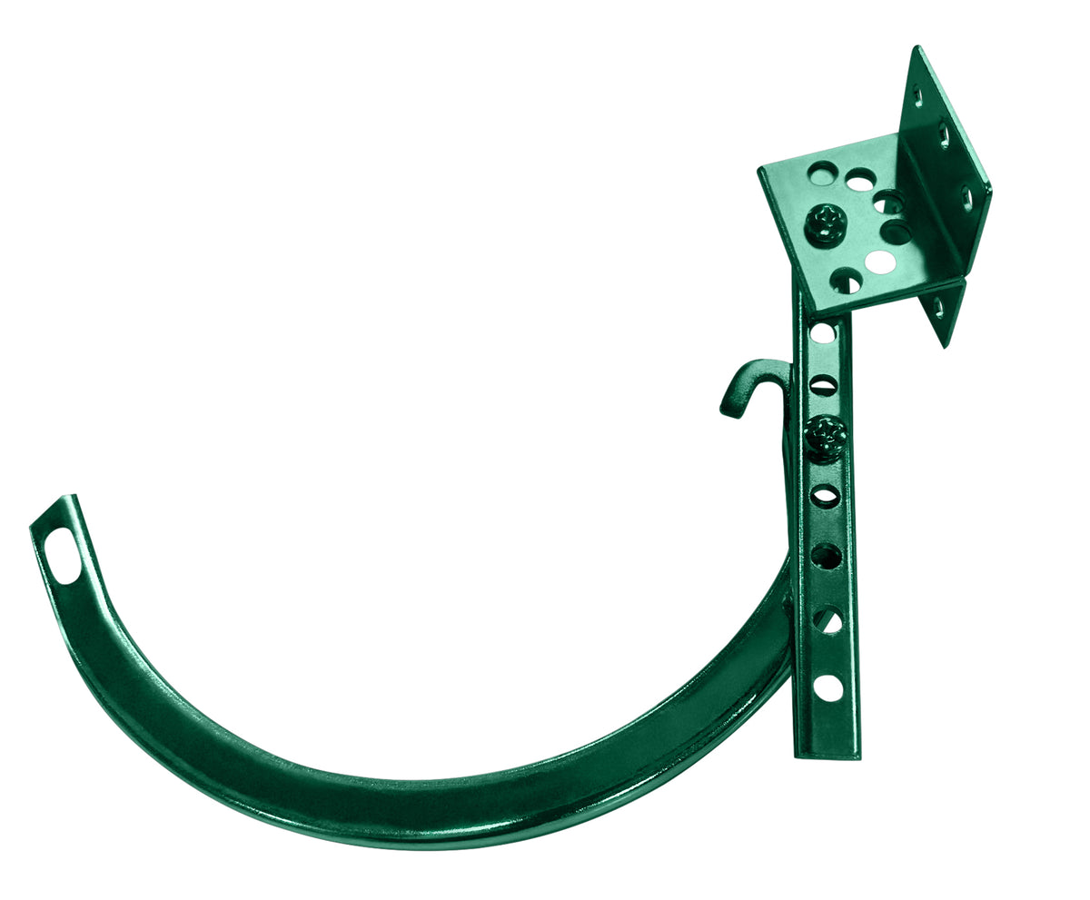Half-Round Gutter Hanger Brackets - Galvanized Steel