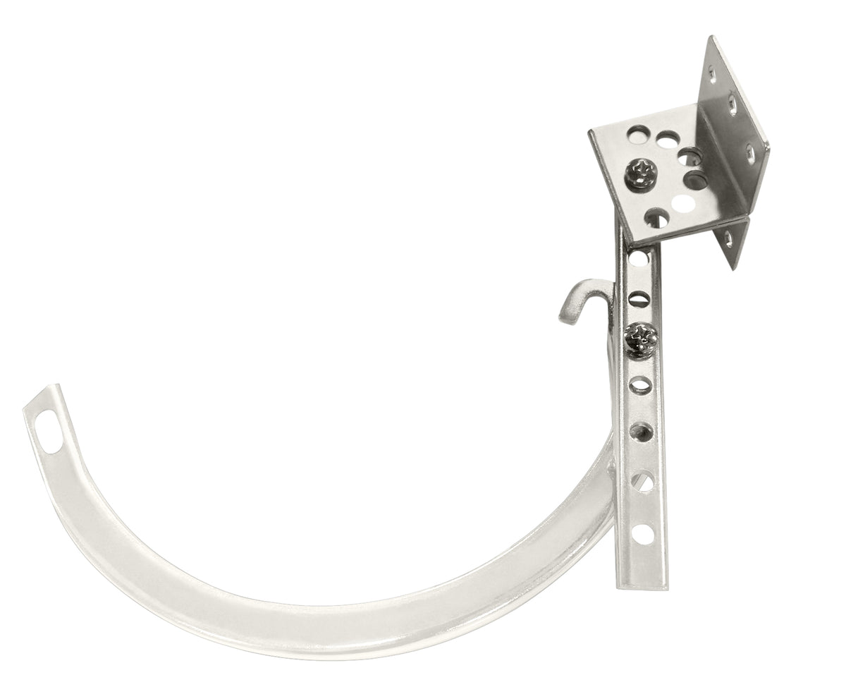 Half-Round Gutter Hanger Brackets - Galvanized Steel