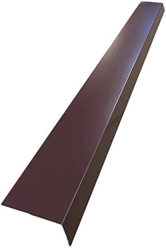 A single piece of Roof Drip Edge Flashing that is used to install over fascia underneath roof shingles to prevent rain water from dripping over fascia. The Drip Edge is made from 26 gauge Burgundy.