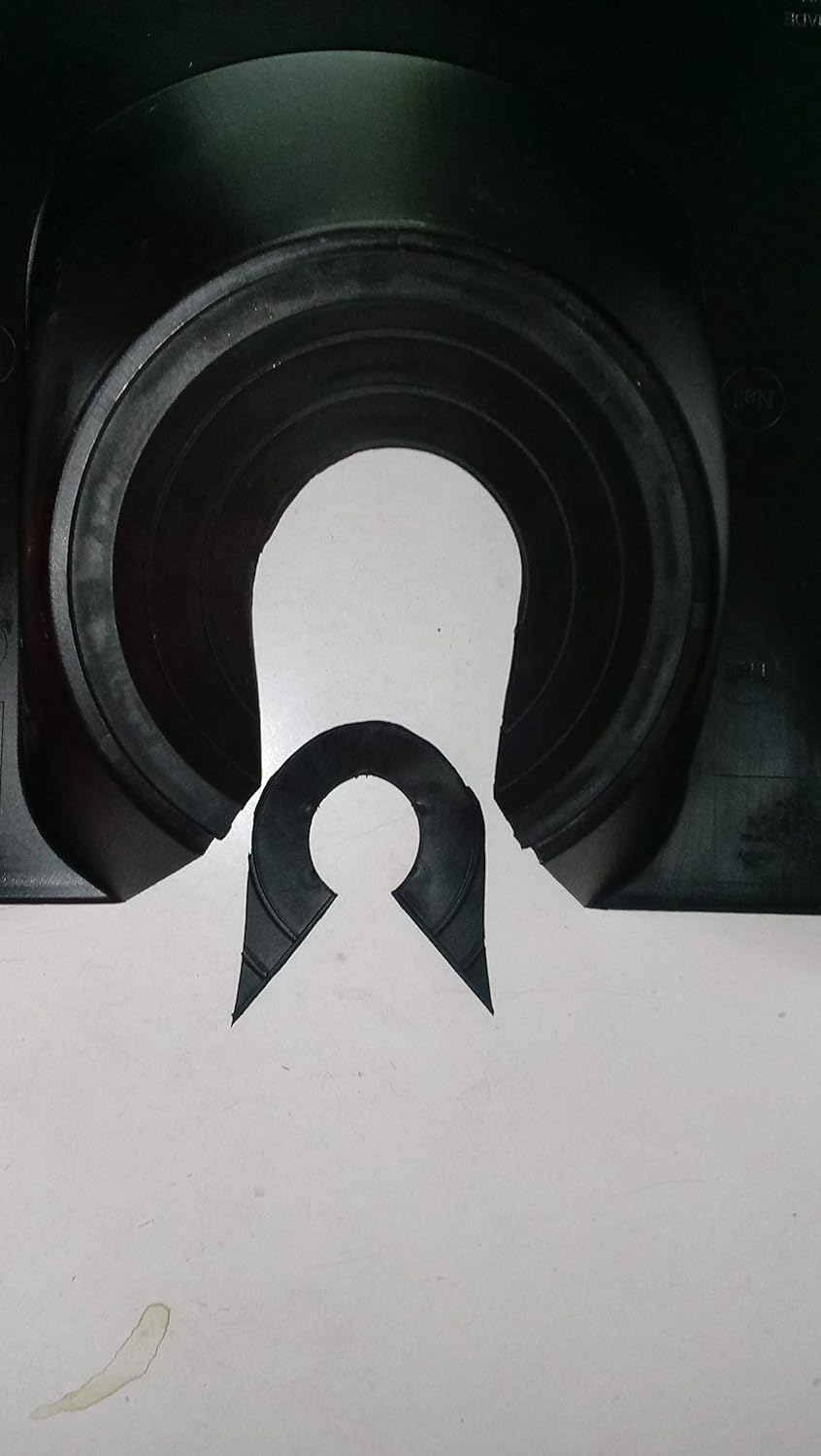 A close up of the Garrdal 2-piece Pipe Flashing Boot after it has been cut to size.