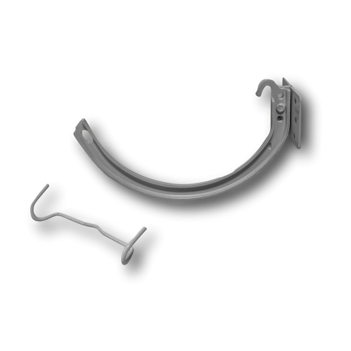 Half-Round Gutter Hanger Brackets - Galvanized Steel