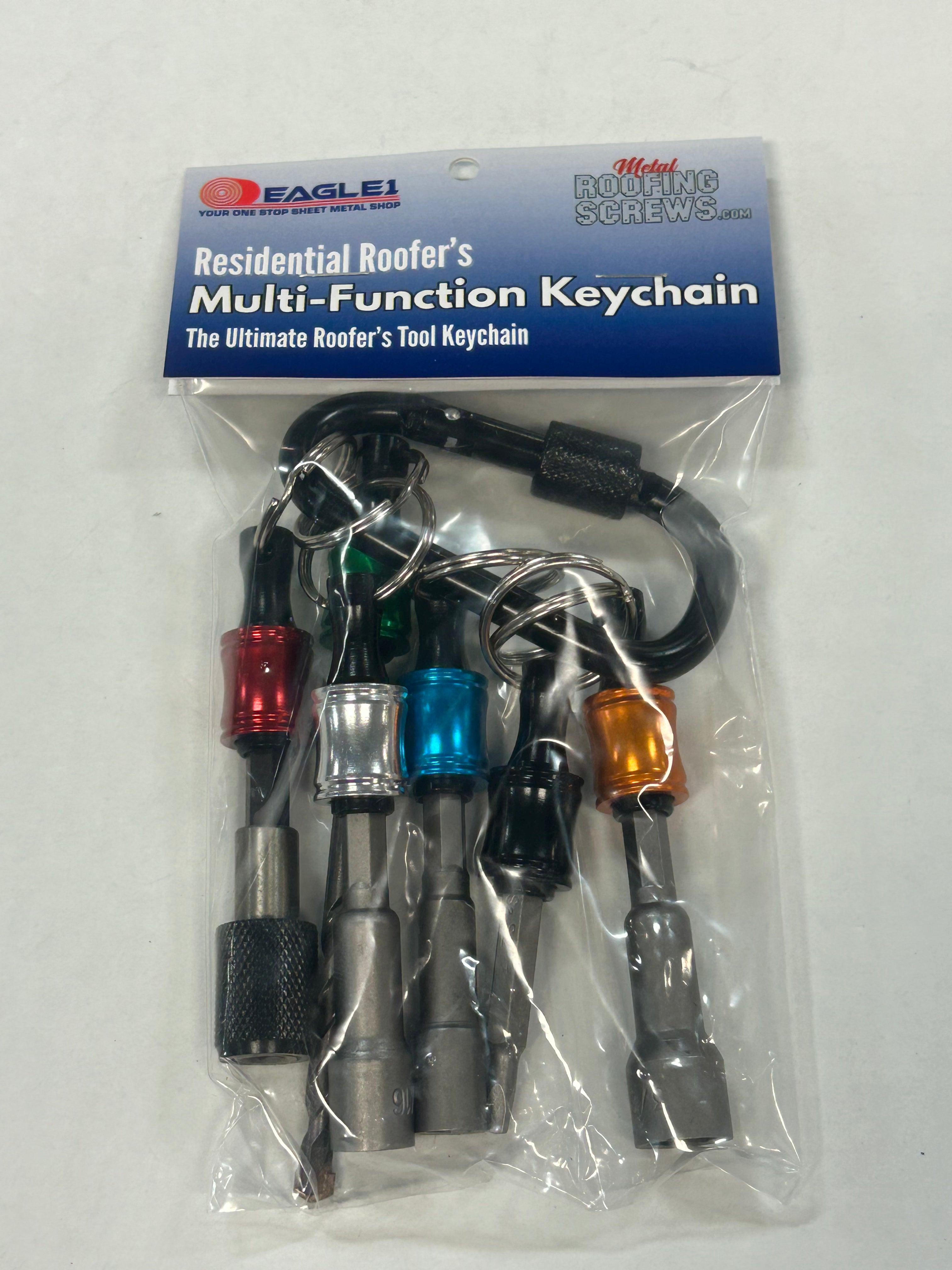 Residential Roofer's Multi-Function Key Chain