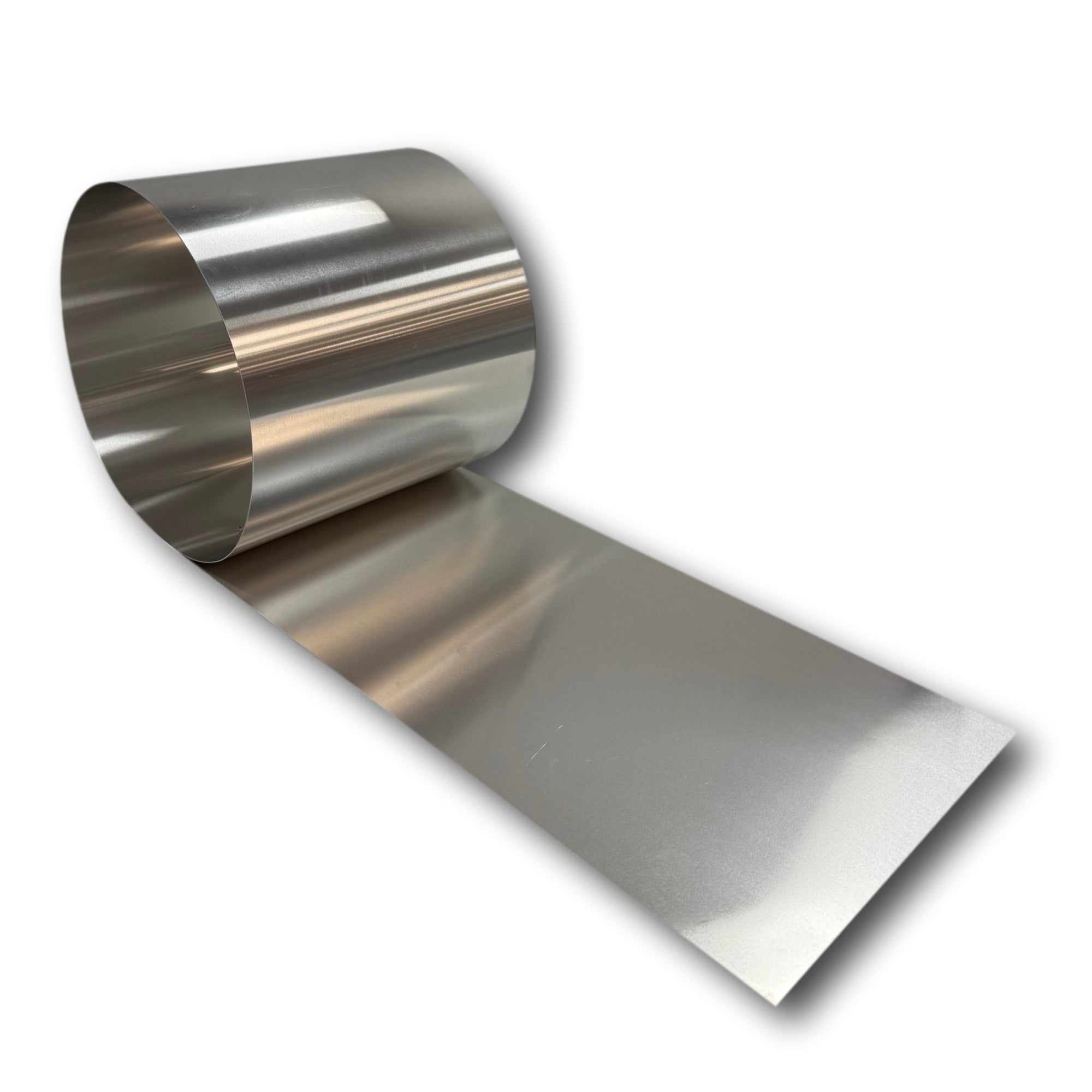 A roll of Mill Finish/Unpainted Flashing.