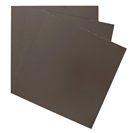 A spread of 3 Sheet Metal Squares that are Burnished Slate Painted Steel.
