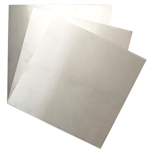 A spread of 3 Sheet Metal Squares that are Stainless Steel.