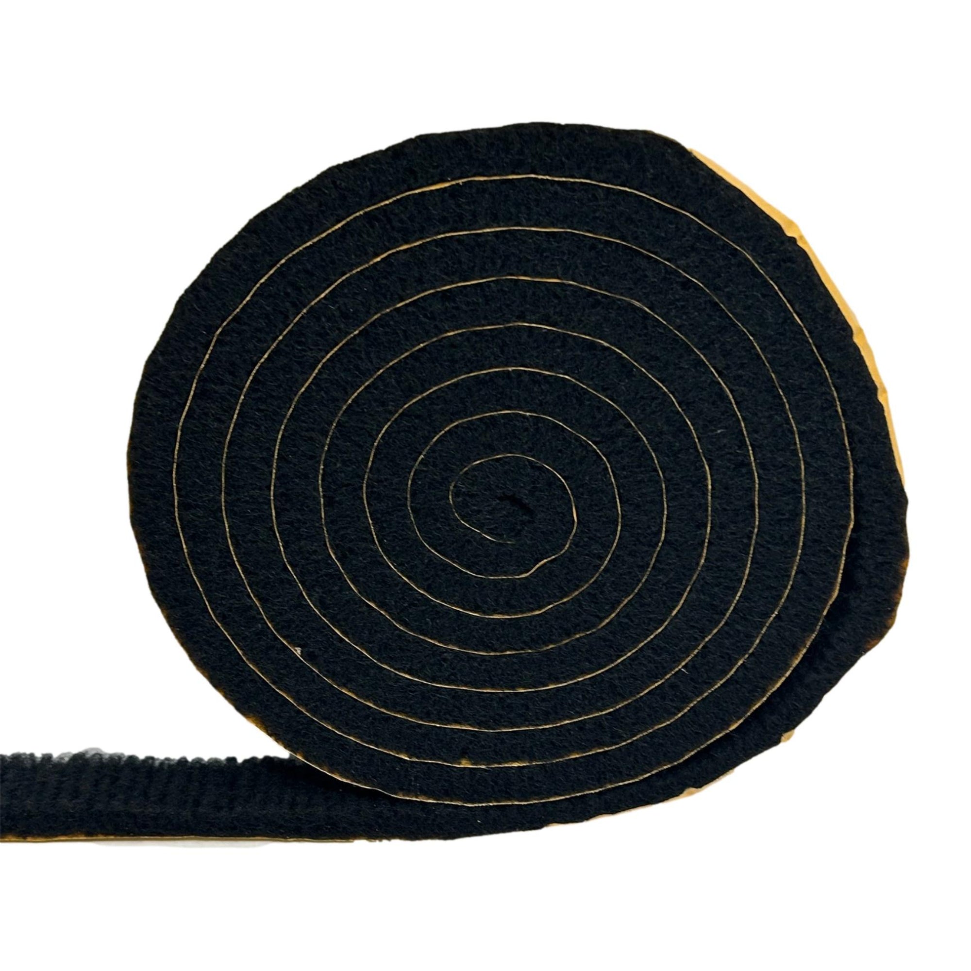 A roll of vented foam closures used in metal roofing applications to seal and fill gaps between metal panels.