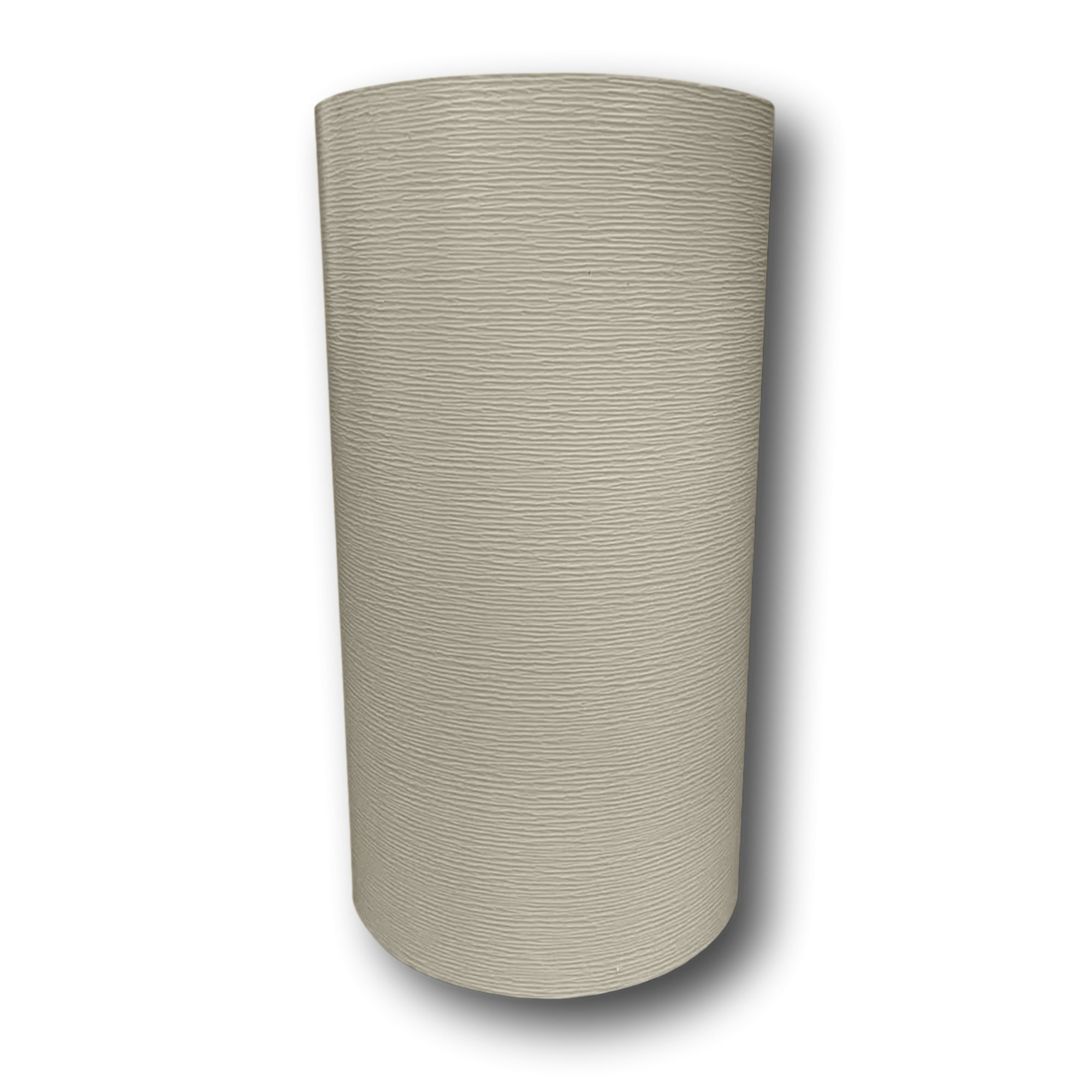 A roll of Woodgrain Finish Aluminum Trim Coil that is most commonly used for wrapping fascia, and door and window trim. The color is Wicker.