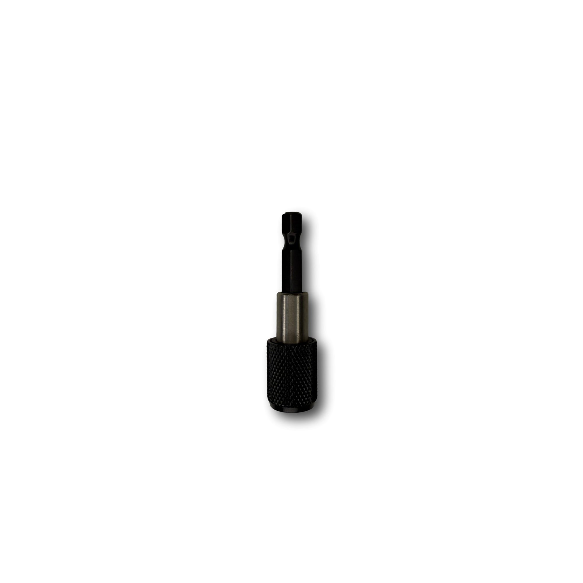 A 2 inch long hex bit driver quick-change extension. 