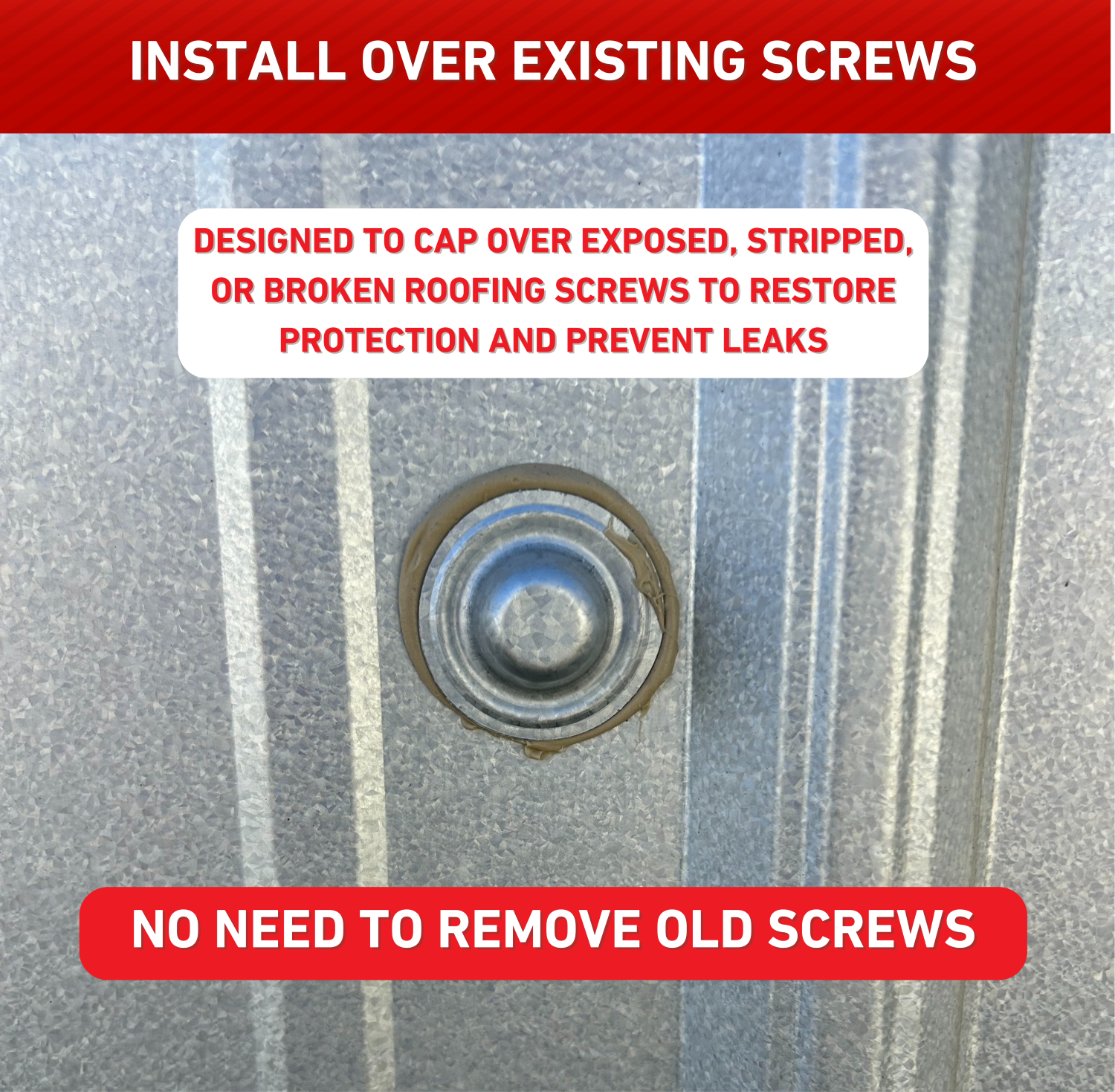 Screw Caps - Seals Over Existing Screws