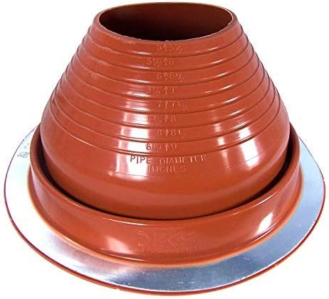 Dektite Round Base High Temperature Silicone - Metal Roofing Pipe Flashing Boots