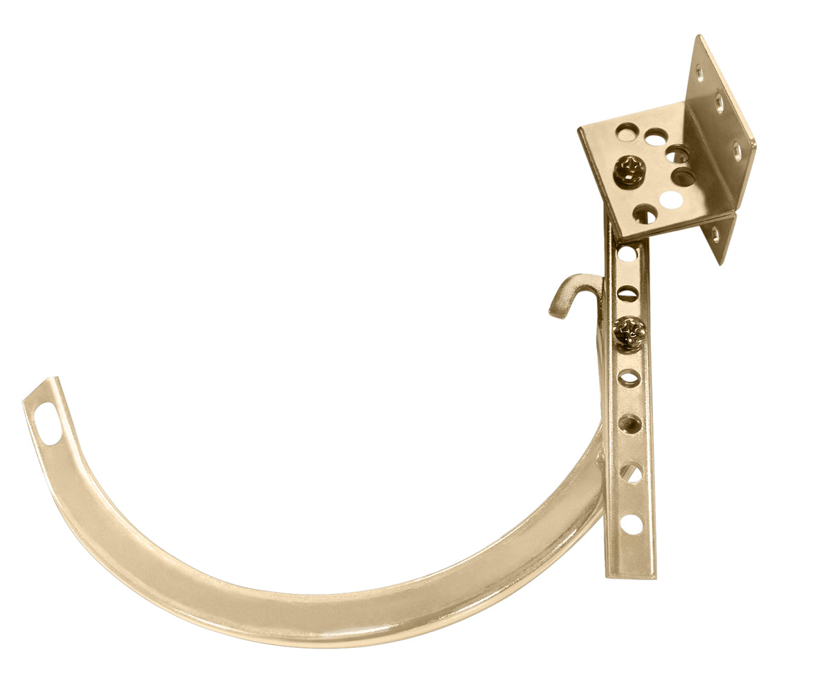 Half-Round Gutter Hanger Brackets - Galvanized Steel