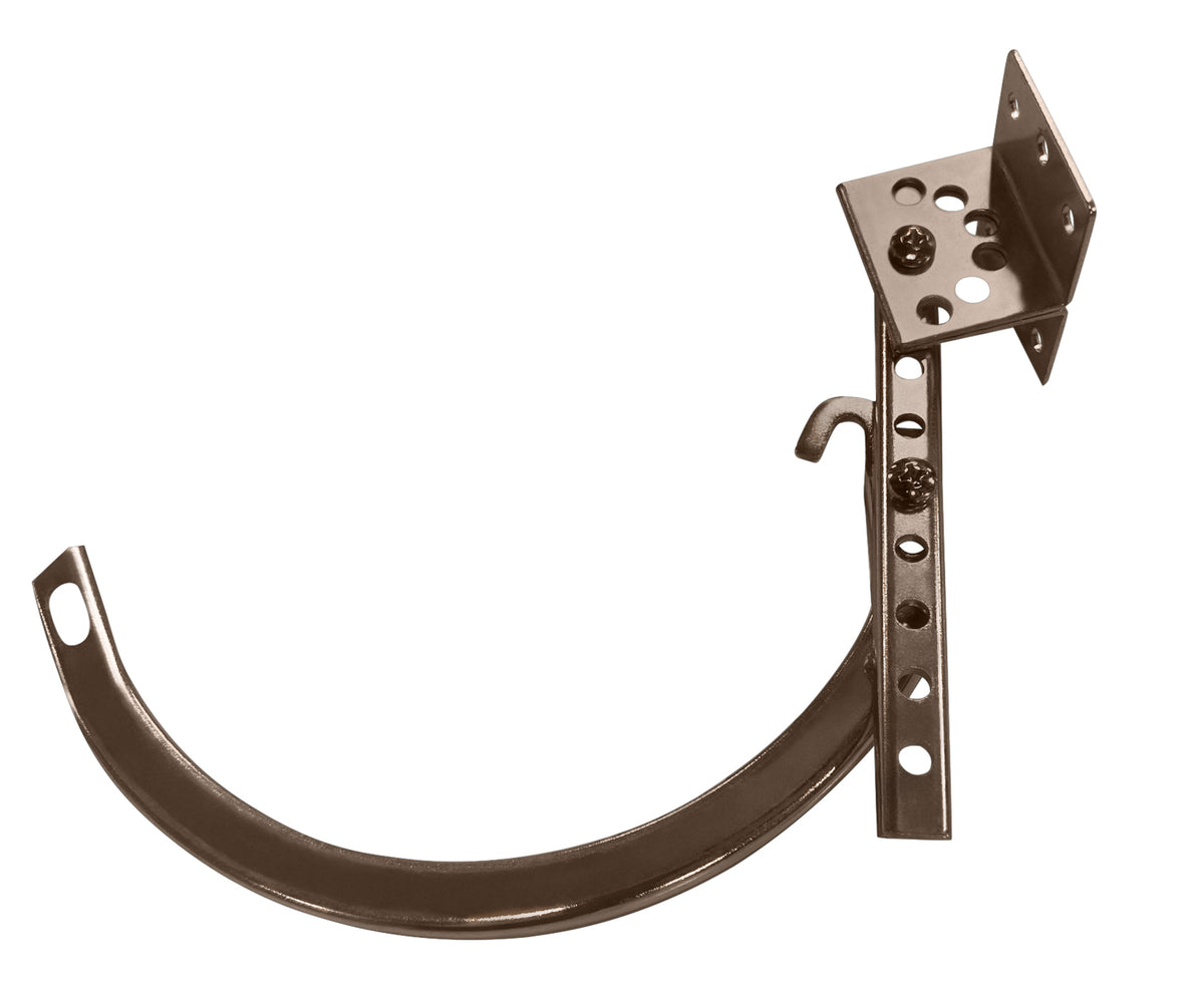 Half-Round Gutter Hanger Brackets - Galvanized Steel