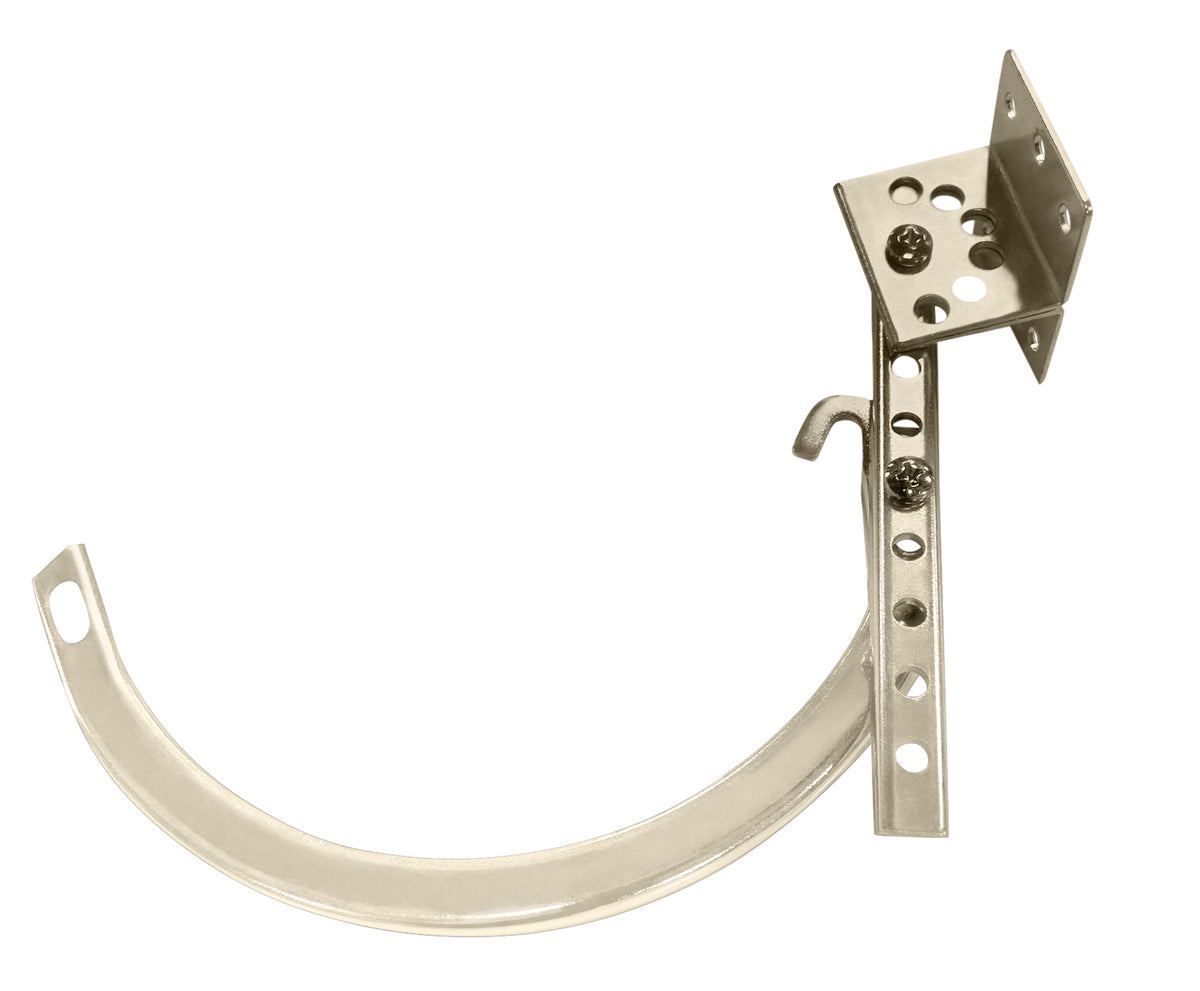 Half-Round Gutter Hanger Brackets - Galvanized Steel