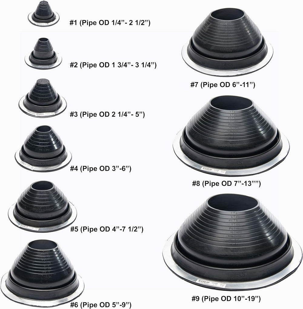Metal Roofing Pipe Flashing Boots