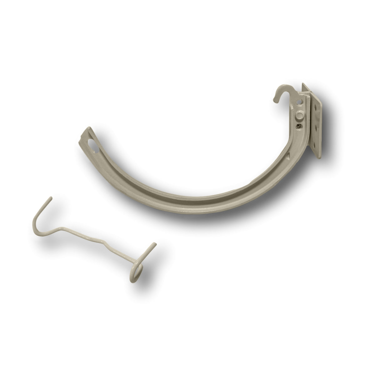 Half-Round Gutter Hanger Brackets - Galvanized Steel