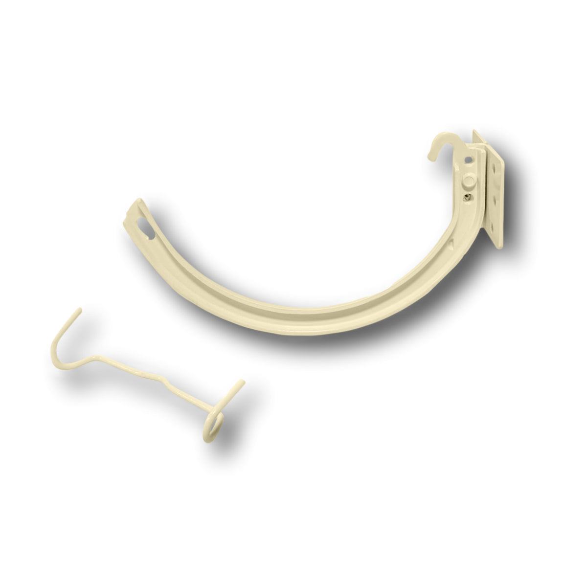 Half-Round Gutter Hanger Brackets - Galvanized Steel