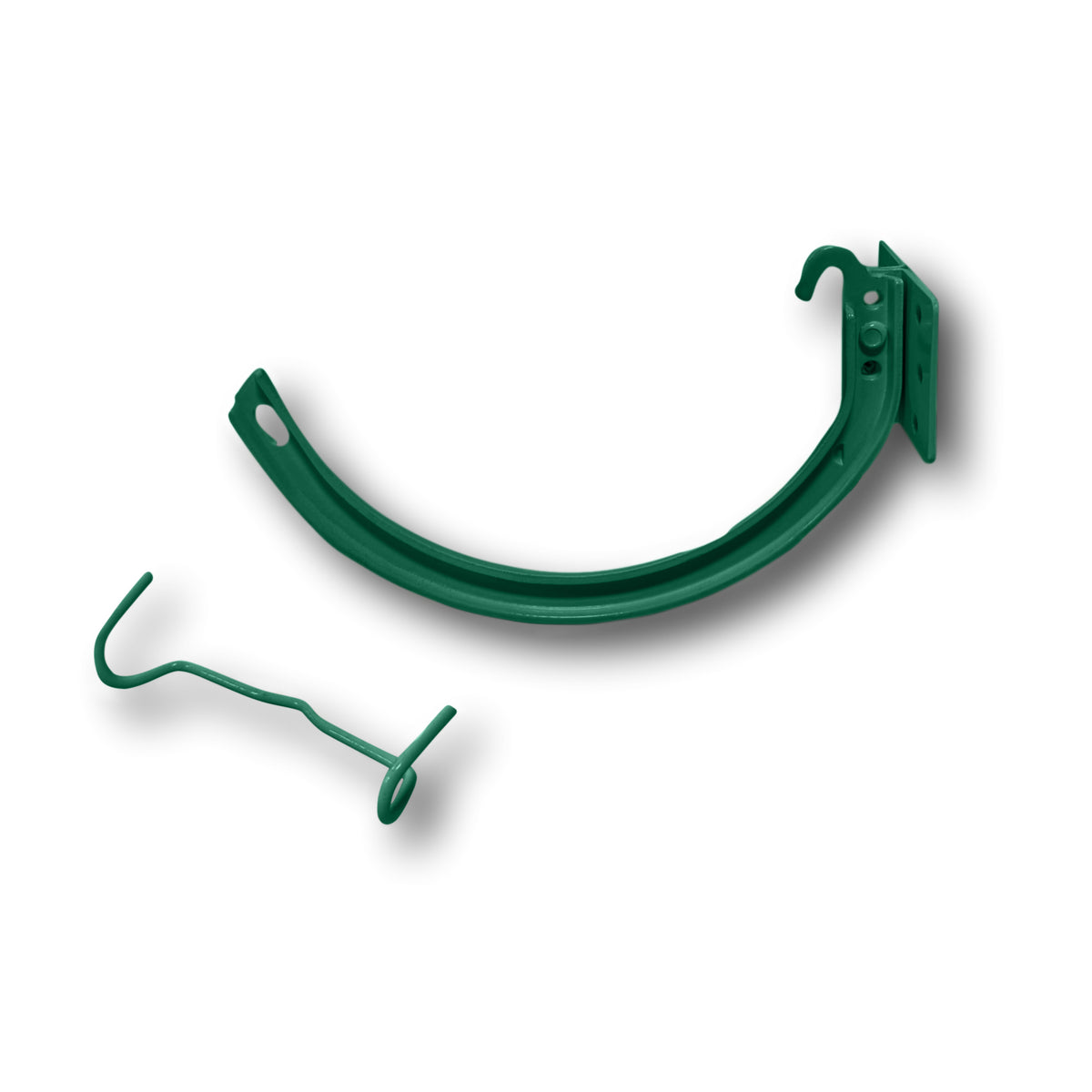Half-Round Gutter Hanger Brackets - Galvanized Steel