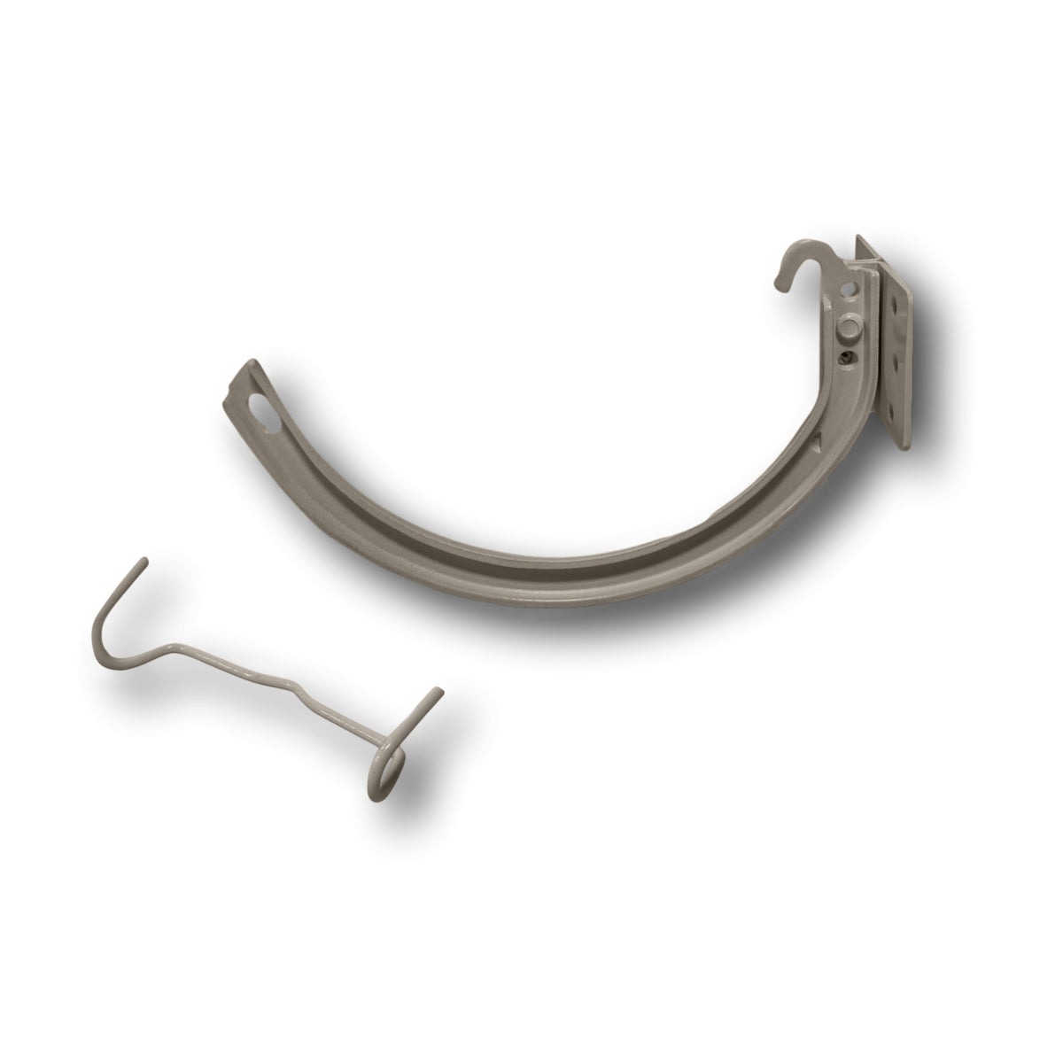 Half-Round Gutter Hanger Brackets - Galvanized Steel