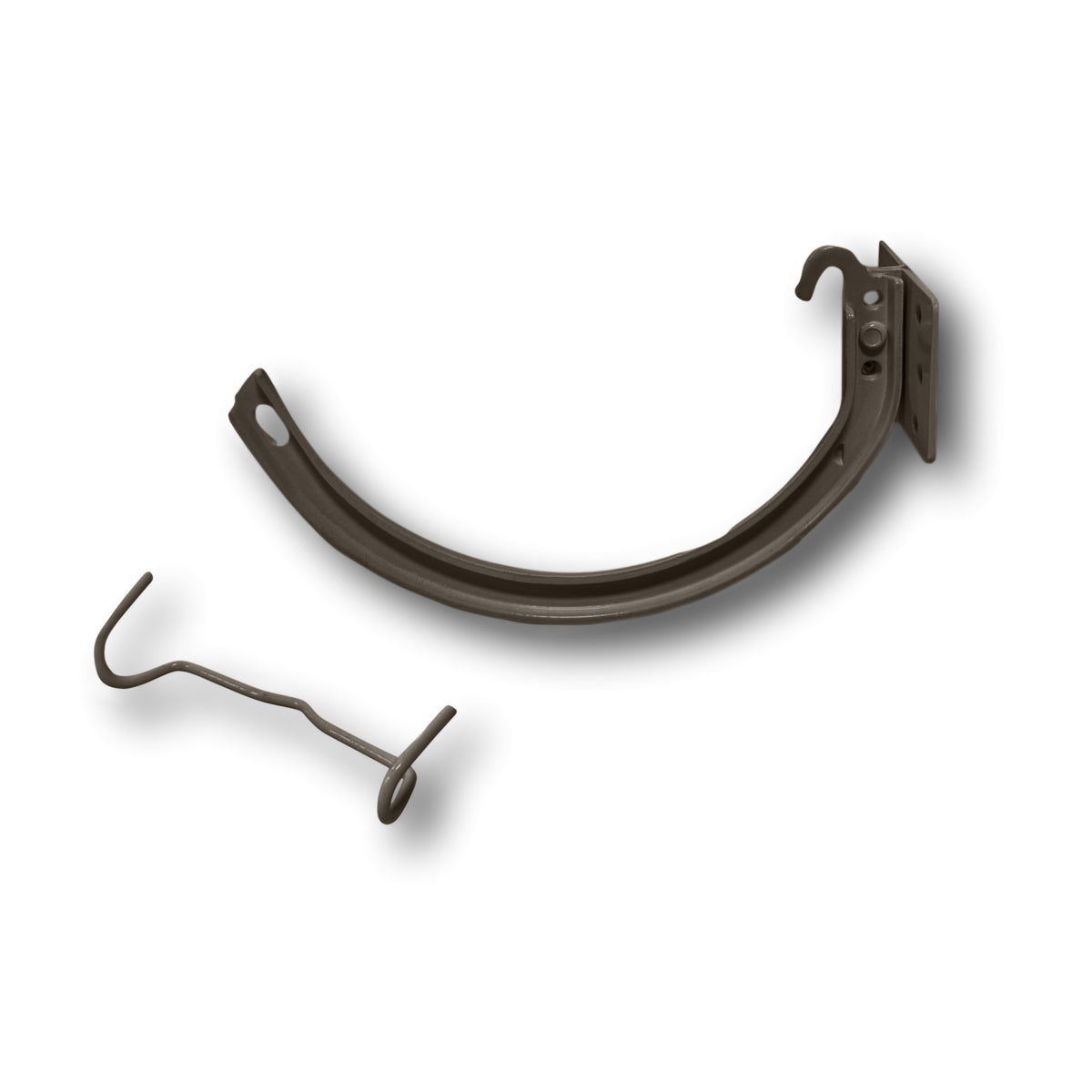 Half-Round Gutter Hanger Brackets - Galvanized Steel