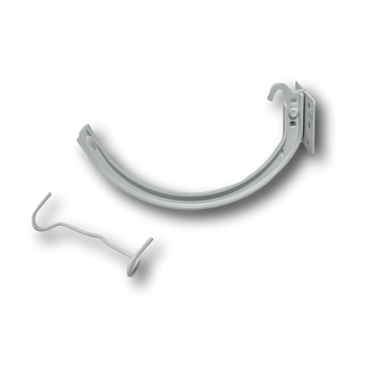 Half-Round Gutter Hanger Brackets - Galvanized Steel