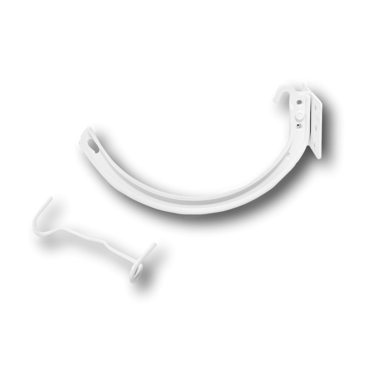 Half-Round Gutter Hanger Brackets - Galvanized Steel