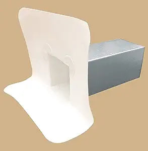 A TPO Scupper tube that is used for gutters and spouts in exterior walls to divert rain water. The scupper tube is made from TPO metal. 