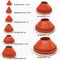 Dektite Round Base High Temperature Silicone - Metal Roofing Pipe Flashing Boots