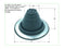Dektite Grey EPDM Round Base  - Metal Roofing Pipe Flashing Boots